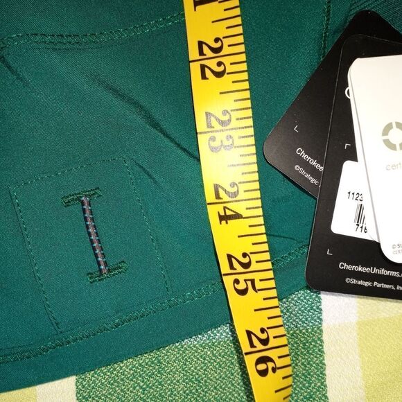 NWT Cherokee Infinity 2XL Green Tall Pockets Pine Green Women's Pants - Picture 9 of 13
